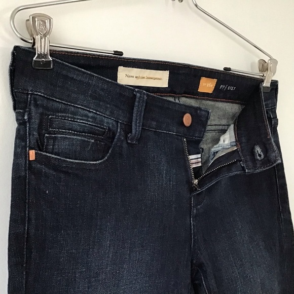 Anthropologie Pilcro and the Letterpress Stet Embroidered Design Hem Jea… - Picture 5 of 12